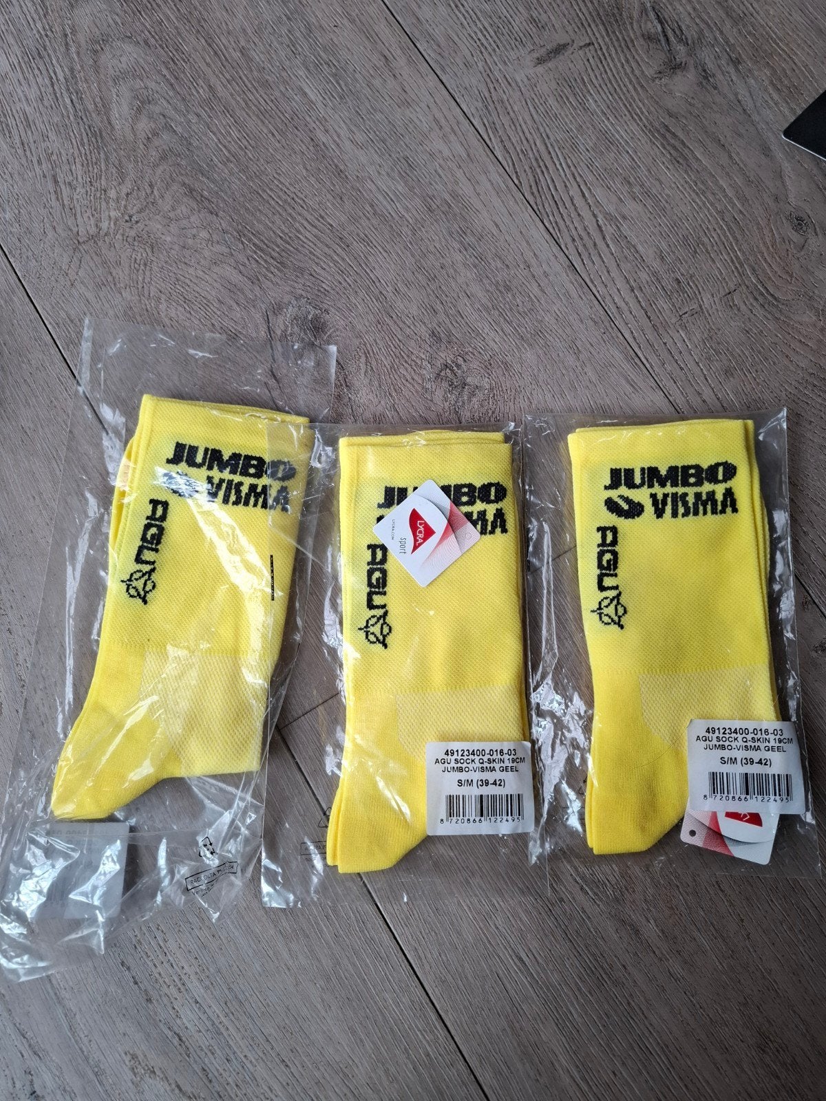 3 paar jumbo visma sokken nieuw maat 39/42