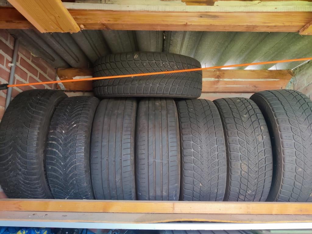 Citroen X50 stalen velgen, 8 gebruikte banden, Ophalen, Gebruikt