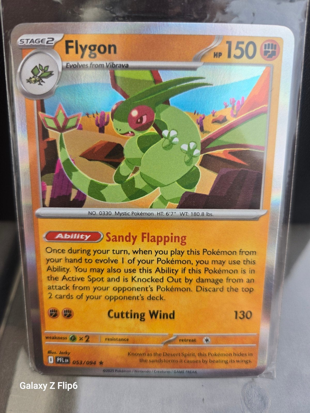 Pokémon Kaart Flygon 053/094 Holo Foil, Ophalen of Verzenden