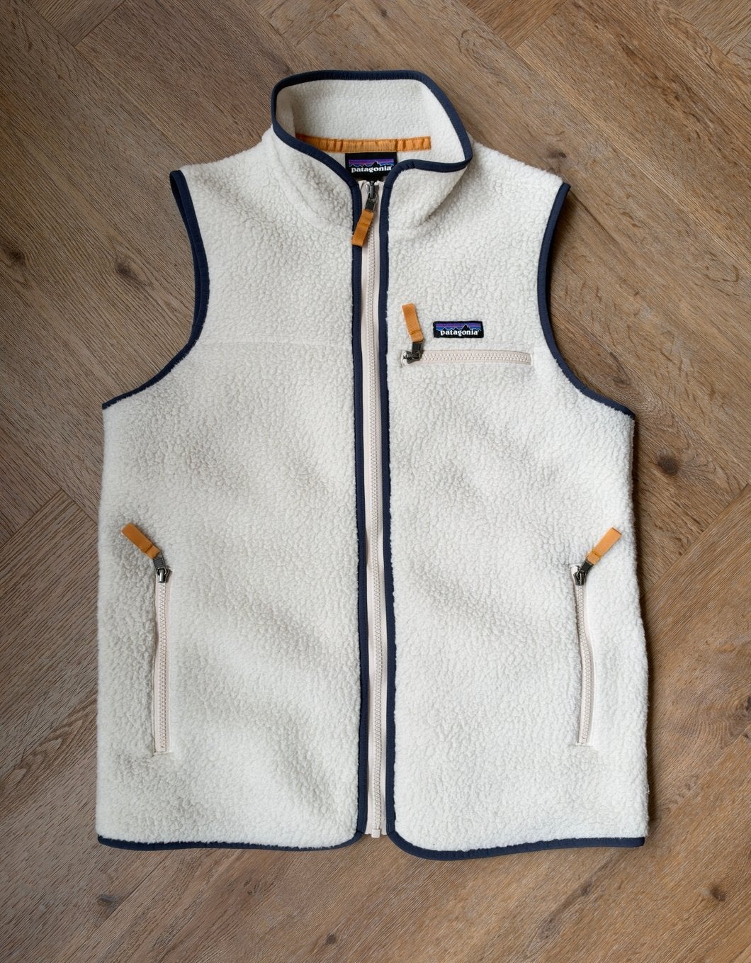 Patagonia Retro Pile vest - bodywarmer - dames M, Ophalen of Verzenden, Zo goed als nieuw, Maat 38/40 (M), Wit
