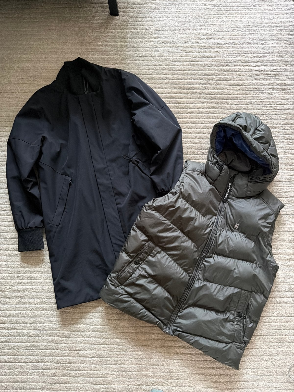 Bundel jassen: G-Star Raw Whistler Hood Vest Elvine jas, Ophalen of Verzenden, Zo goed als nieuw, Maat 52/54 (L), Overige kleuren