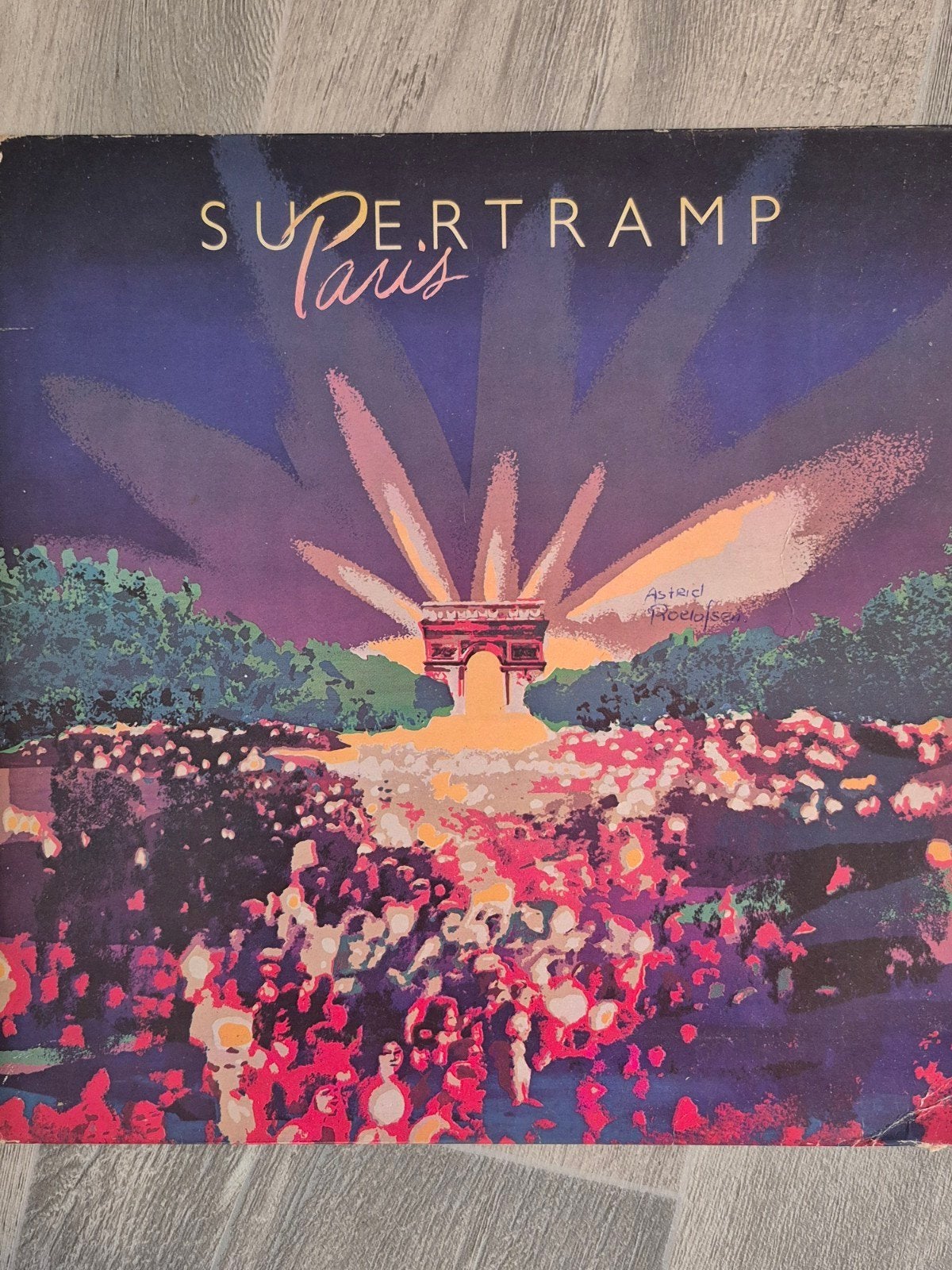 Supertramp - Paris (Dubbel-LP, Live Album) Let op 1 LP!, Gebruikt, Pop, Ophalen of Verzenden, Dubbel-LP