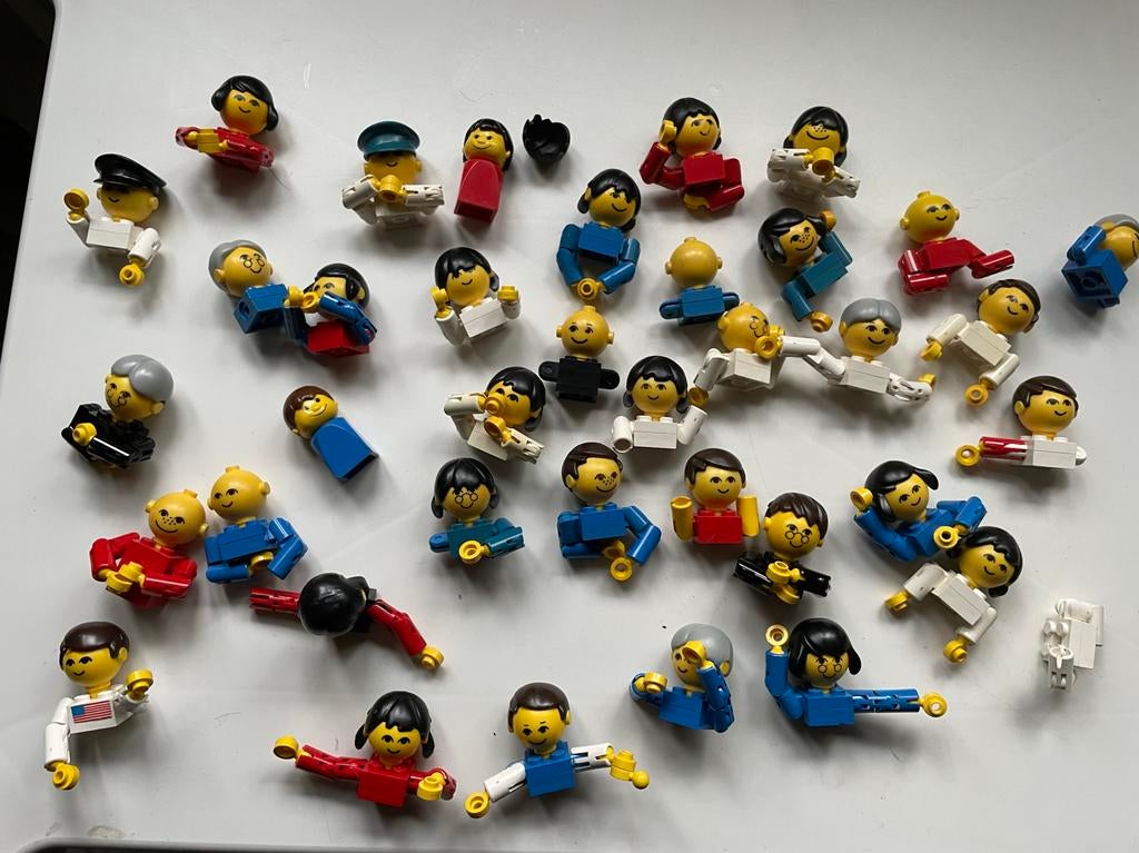 Grote partij LEGO Duplo poppetjes - diverse figuren, Verzamelen, Smurfen, Ophalen of Verzenden, Zo goed als nieuw