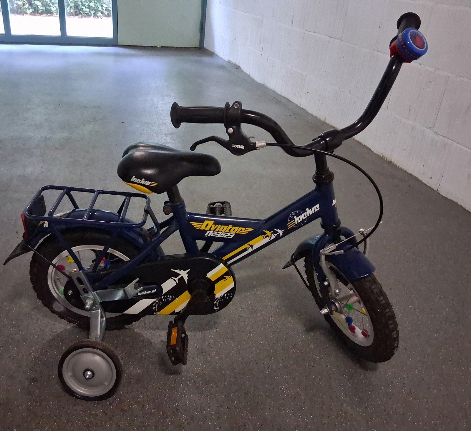 loekie fiets kind 12 inch, Ophalen, Zijwieltjes, Loekie, Minder dan 16 inch