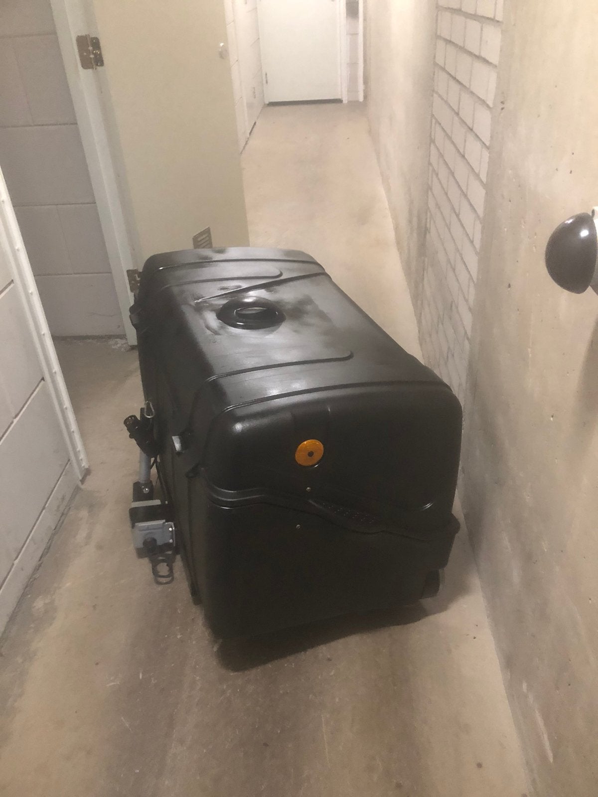 Bagagebox op trekhaak 400 liter, Auto diversen, Dakkoffers, Ophalen, Zo goed als nieuw