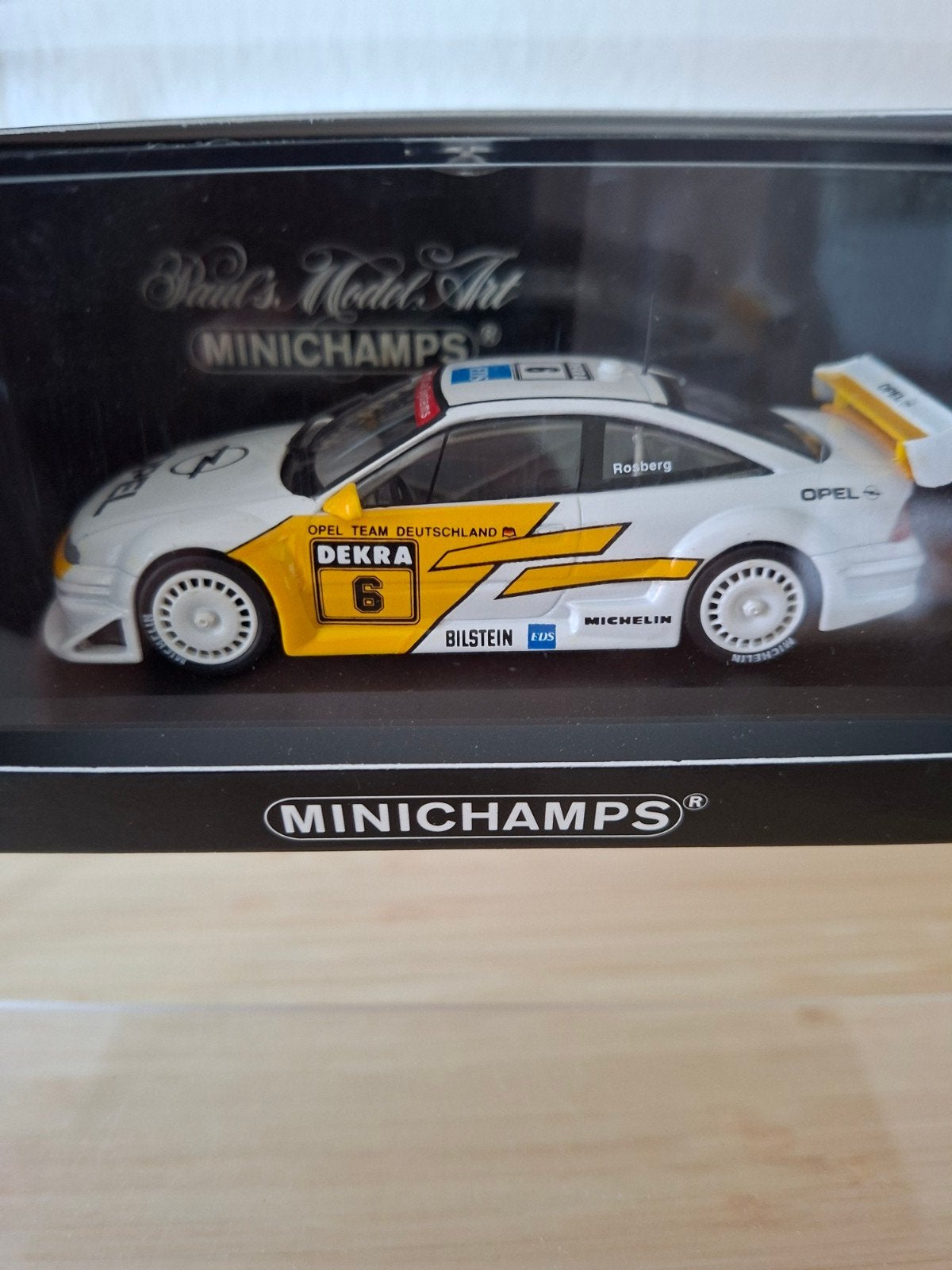Opel calibra dtm 1993 rosberg, Ophalen of Verzenden, Zo goed als nieuw, Auto, MiniChamps