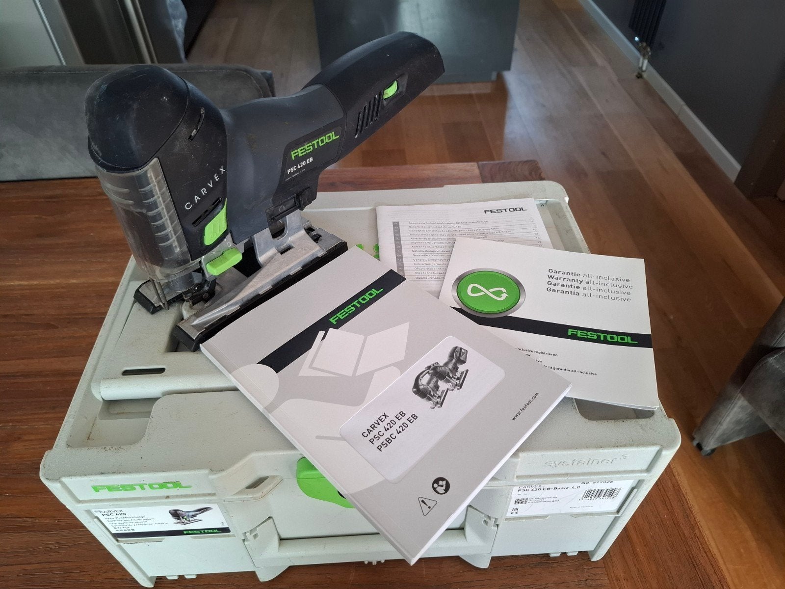 FESTOOL  decoupeerzaag psc 420., Decoupeerzaag, Ophalen of Verzenden, 30 tot 70 mm, Festool