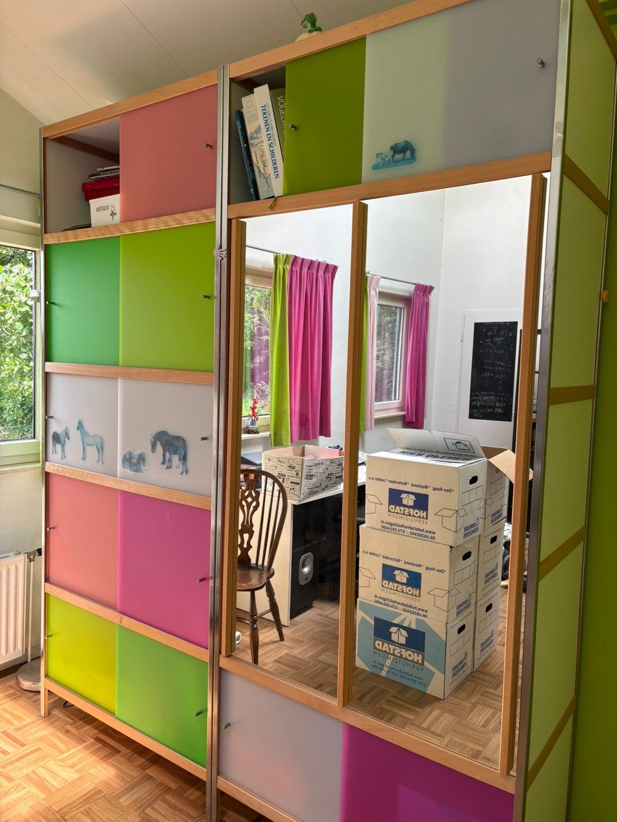 Kast, Huis en Inrichting, Kasten | Kledingkasten, Ophalen, Gebruikt, 25 tot 50 cm, 200 cm of meer