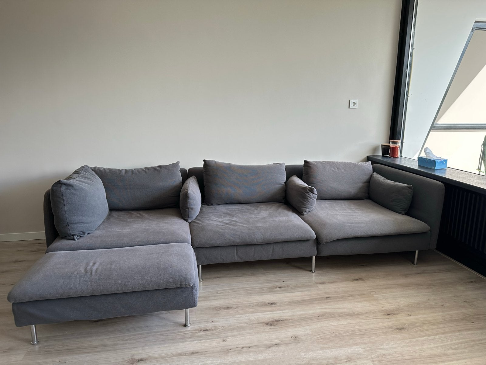Ikea soderhamn, Huis en Inrichting, Ophalen, Gebruikt, Hoekbank, 300 cm of meer