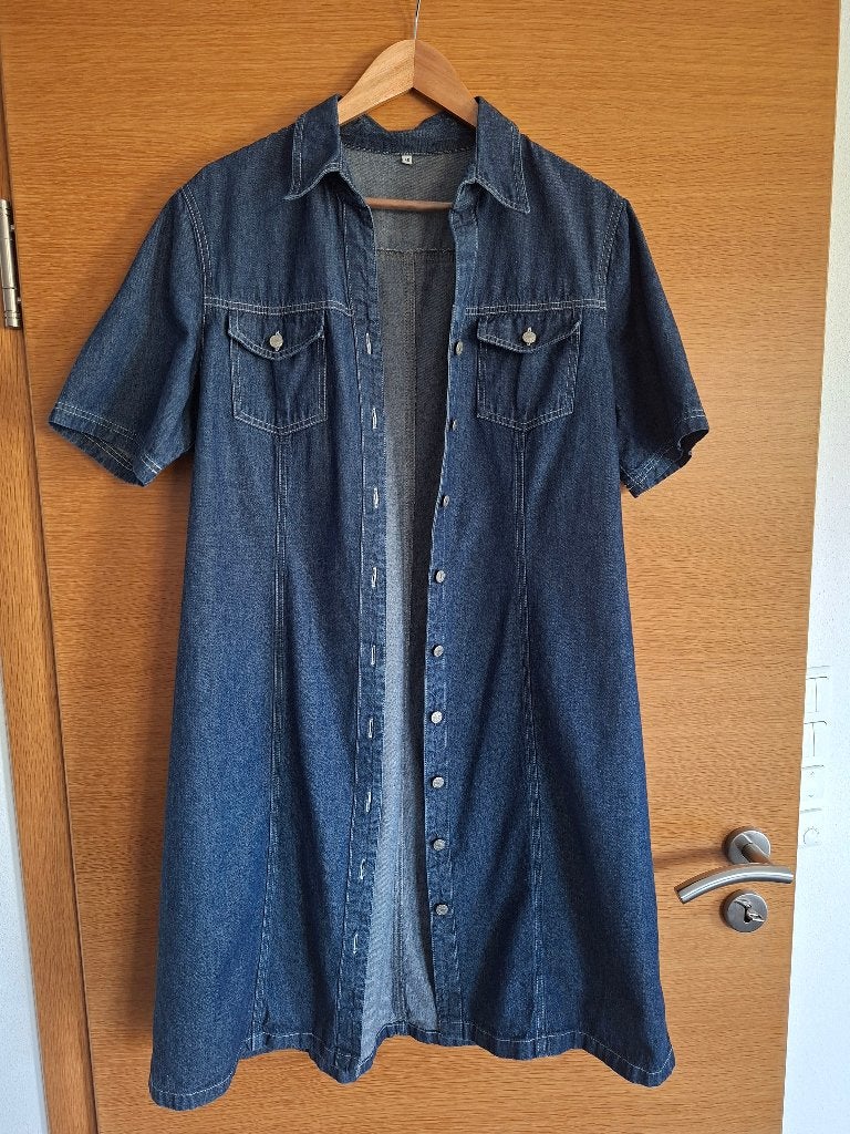 Spijkerjurk, Ophalen of Verzenden, Zo goed als nieuw, Blauw