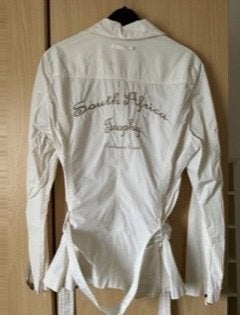 Blouse jack Ambiente Sport, off white, maat 42, Maat 38/40 (M), Ambiënte Sport, Wit, Ophalen of Verzenden