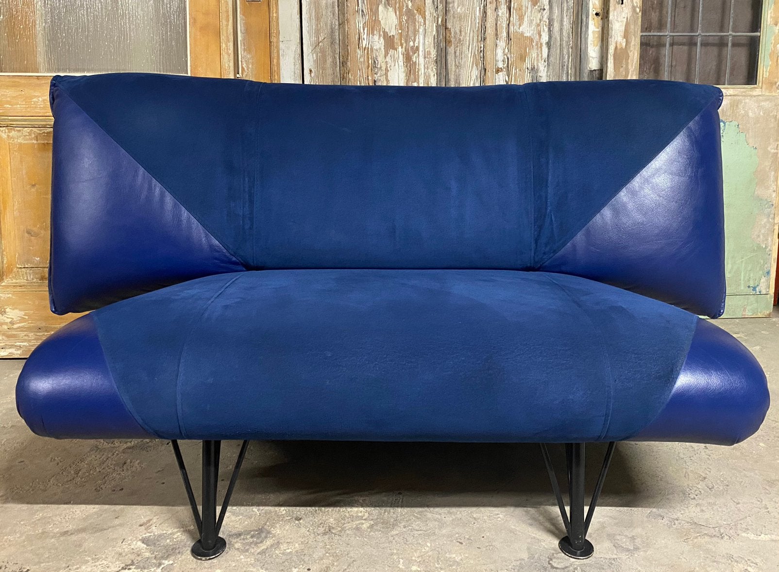 Leolux Bank - Loveseat. Vintage, 3 standen verstelbaar., Ophalen, -, 150 tot 200 cm, Tweepersoons