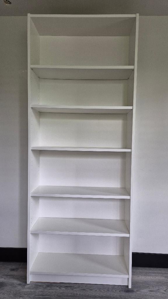 Boekenkast Billy wit 80x28x20cm, Ophalen, Met plank(en), 200 cm of meer, 50 tot 100 cm