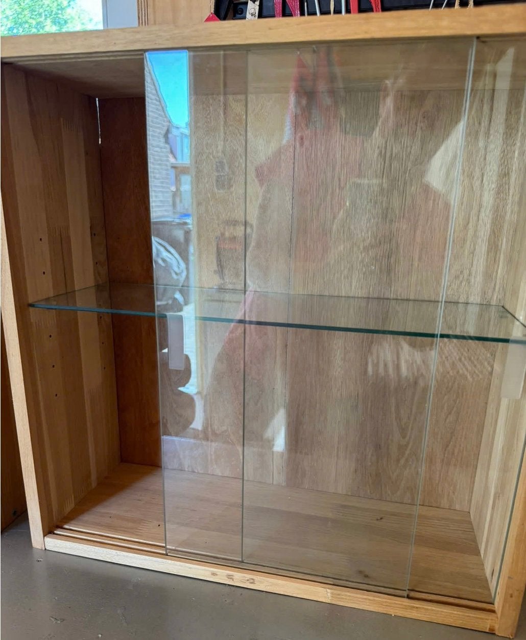 Ikea Jarna wand vitrinekast / cd kast, Huis en Inrichting, Ophalen, Overige materialen, 50 tot 100 cm, Minder dan 100 cm