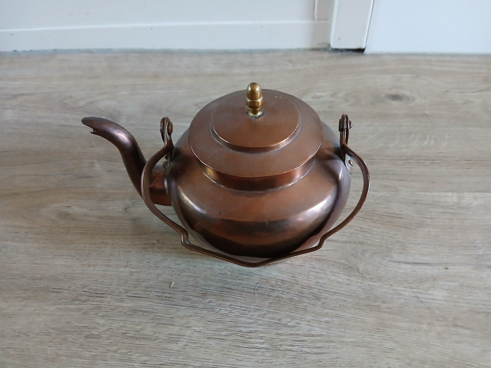 antieke koperen ketel, Ophalen of Verzenden