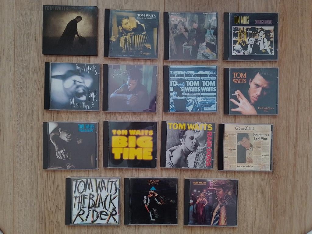 15 cd's van Tom Waits te koop, Ophalen of Verzenden, 1980 tot heden, Zo goed als nieuw, Jazz