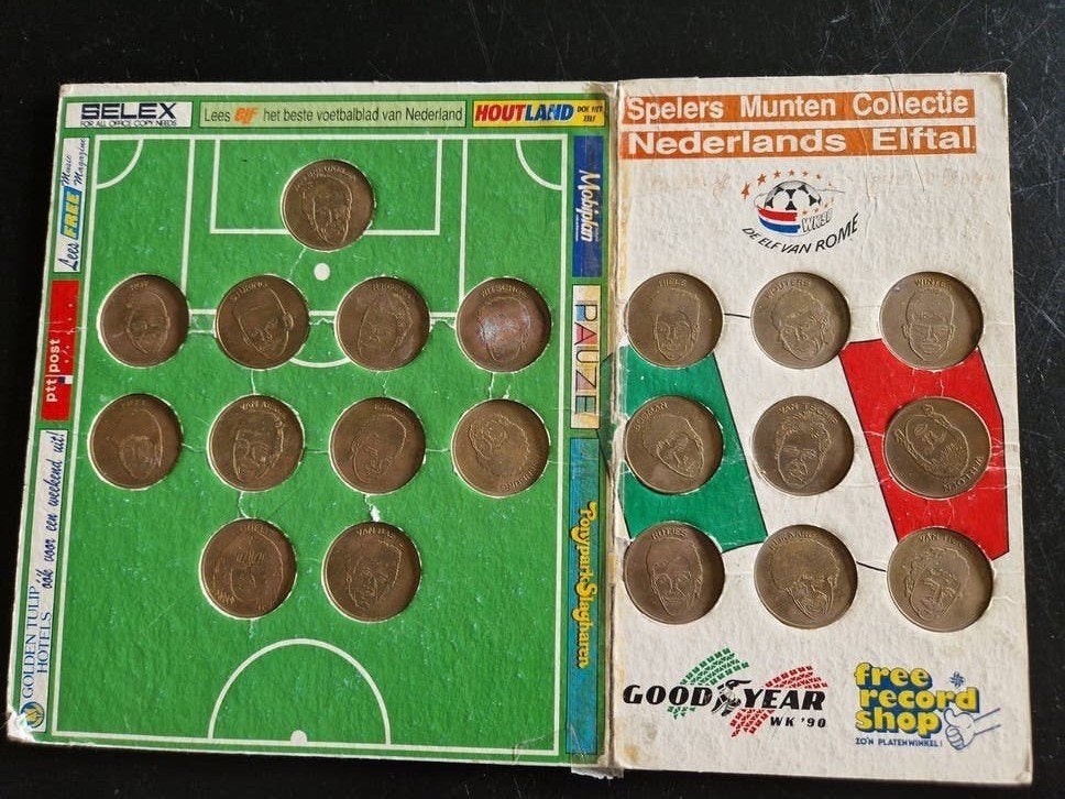 WK 1990 munten, Ophalen