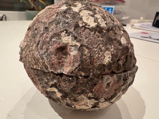 Geode, bergkristal + rookkwarts, Verzamelen, Mineralen en Fossielen, Ophalen of Verzenden, Mineraal