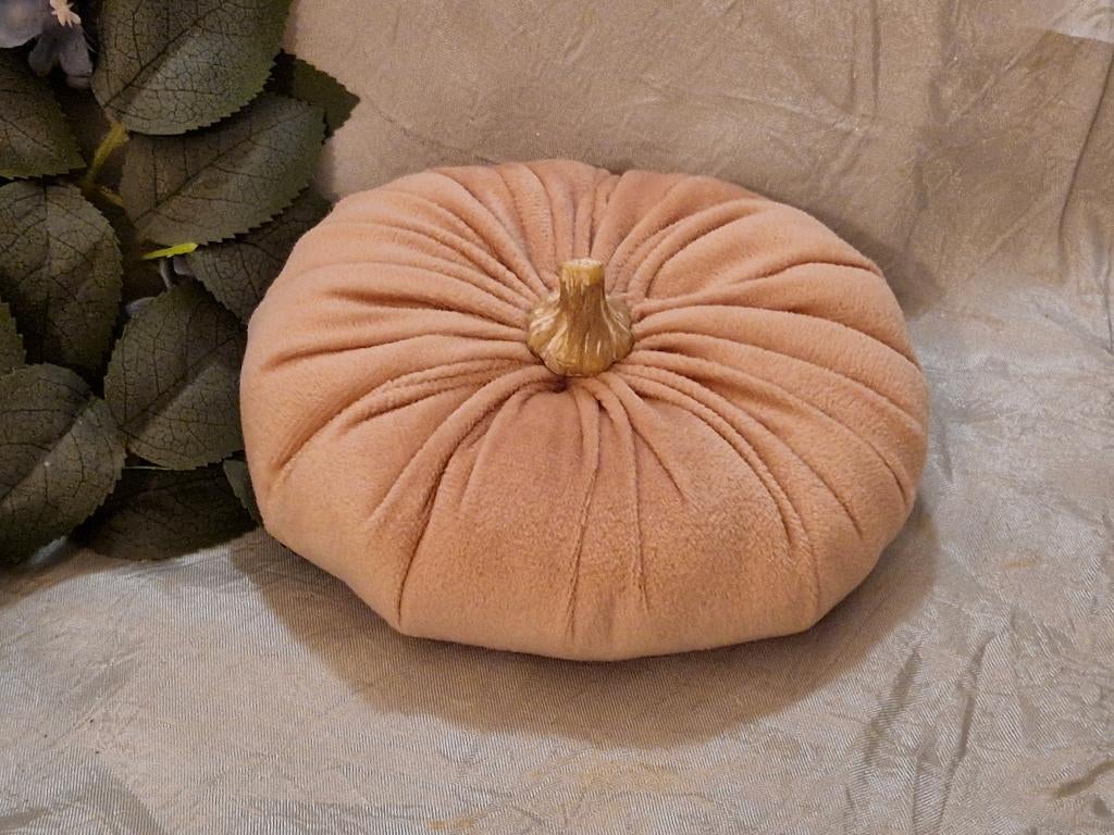 Roze pompoen- velvet., Verzenden, Nieuw