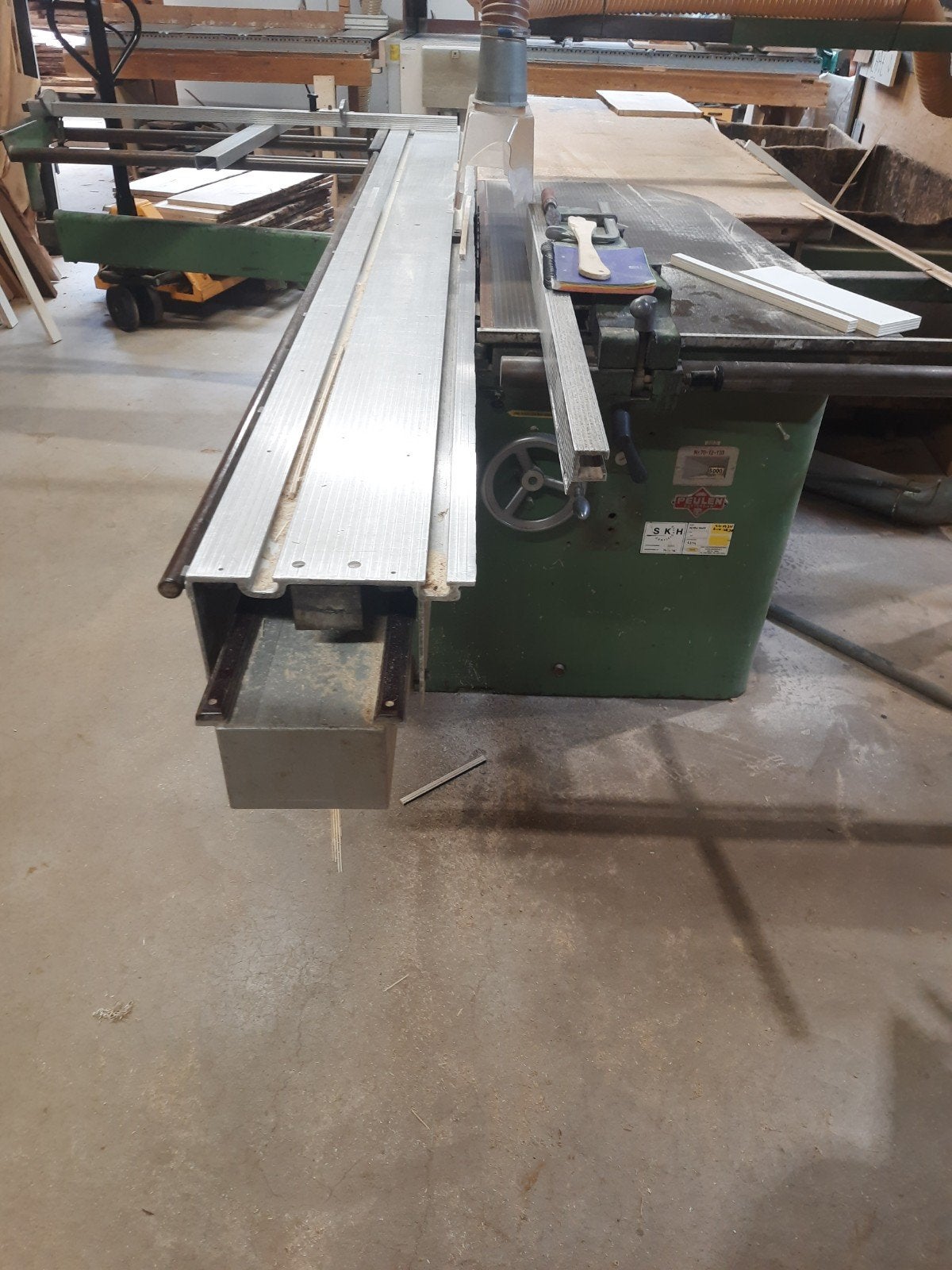 Altendorf zaagmachine paneelzaag, Doe-het-zelf en Verbouw, Gereedschap | Zaagmachines, Ophalen of Verzenden, Gebruikt, 1200 watt of meer