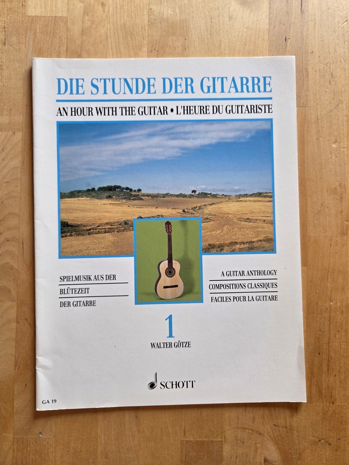 Die Stunde der Gitarre - Walter Götze - Gitaarboek, Gitaar, Verzenden, Klassiek, Les of Cursus