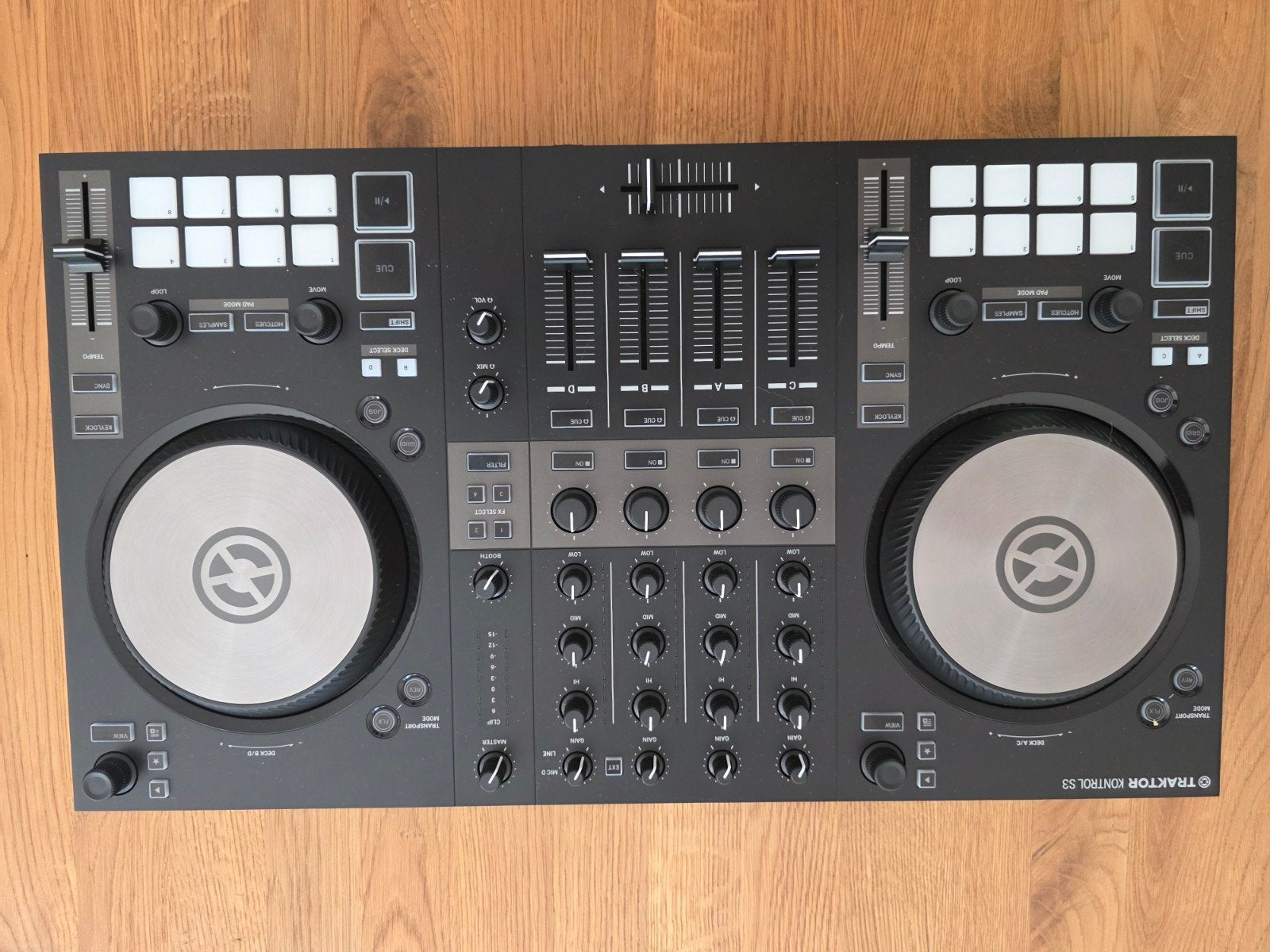 Native Instruments Traktor Kontrol S3 4-kanaal DJ-controller, Ophalen of Verzenden, Zo goed als nieuw, Dj-set, Overige merken