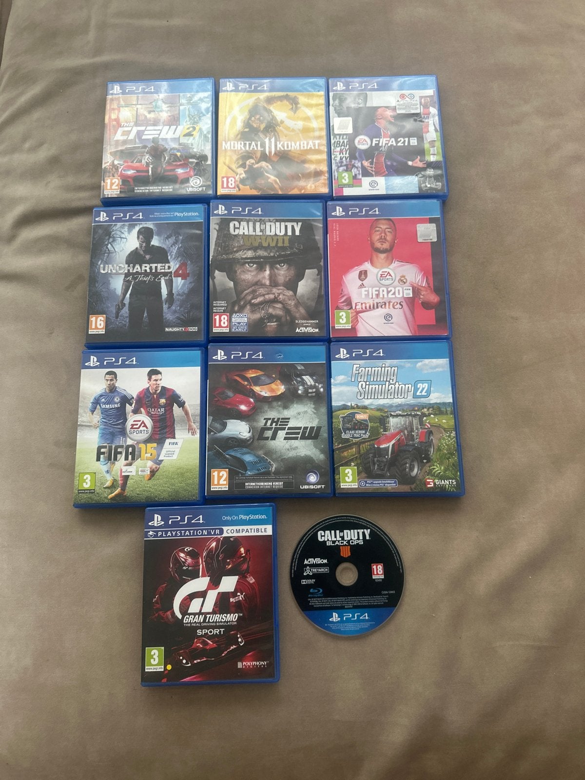 PS4 Games Bundel of los - Diverse Topgames, Gebruikt, Vanaf 18 jaar, Overige genres, Eén computer