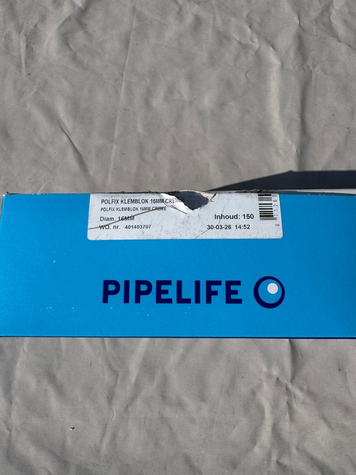 Pipelife elektrabuis toebehoeren 16mm crème, Doe-het-zelf en Verbouw, Ophalen, Zo goed als nieuw, Overige typen