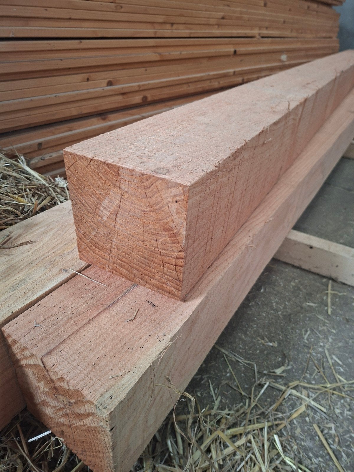 Restpartij Douglas balken 15x15 cm - Diverse lengtes, Ophalen of Verzenden