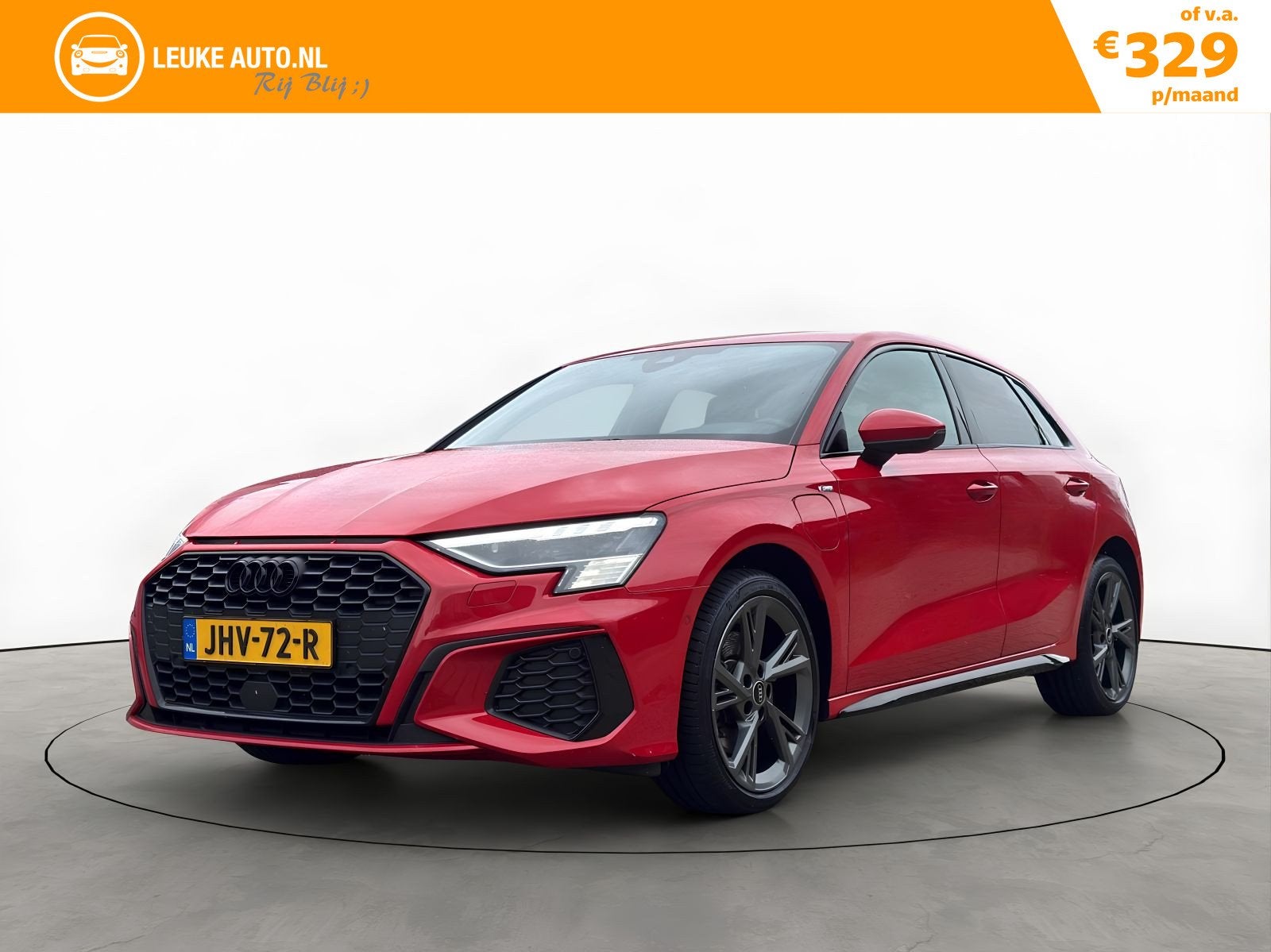 Audi A3 Sportback 40 TFSI e 204PK 2X S-Line Camera Keyless B, Gebruikt, 4 cilinders, 1535 kg, Leder en Stof
