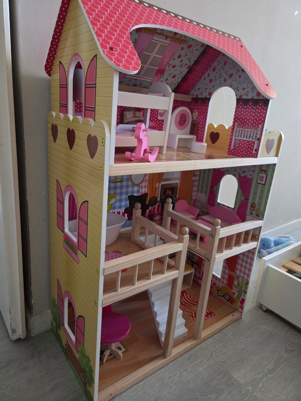 Bandits & Angels poppenhuis zo goed als nieuw, Ophalen, Gebruikt, Poppenhuis