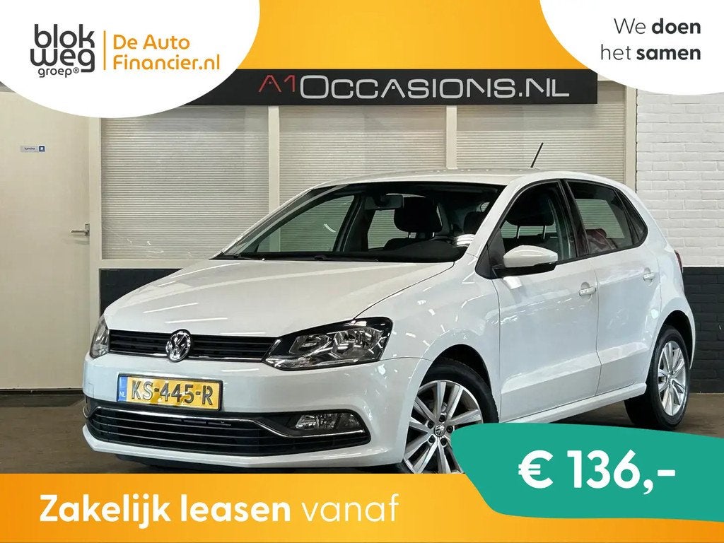 Volkswagen Polo 1.2 TSI Comfortline € 7.995,00, Stof, 4 cilinders, Wit, Origineel Nederlands