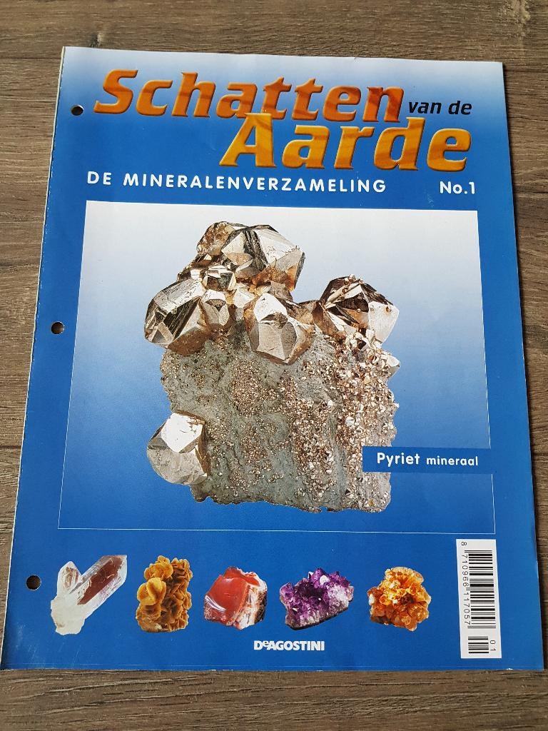 W) Tijdschrift: Schatten van de aarde - mineralenverzameling, Ophalen of Verzenden, Mineraal