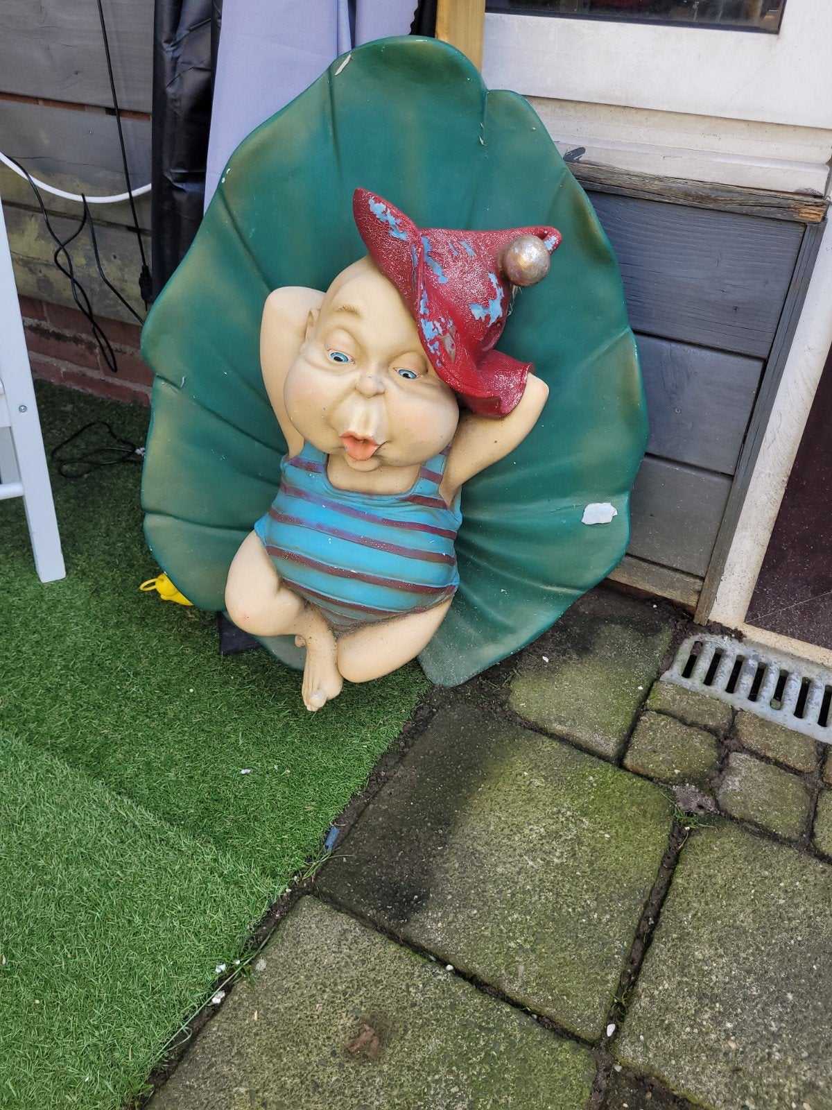 groot blad met laaf, Ophalen, Gebruikt