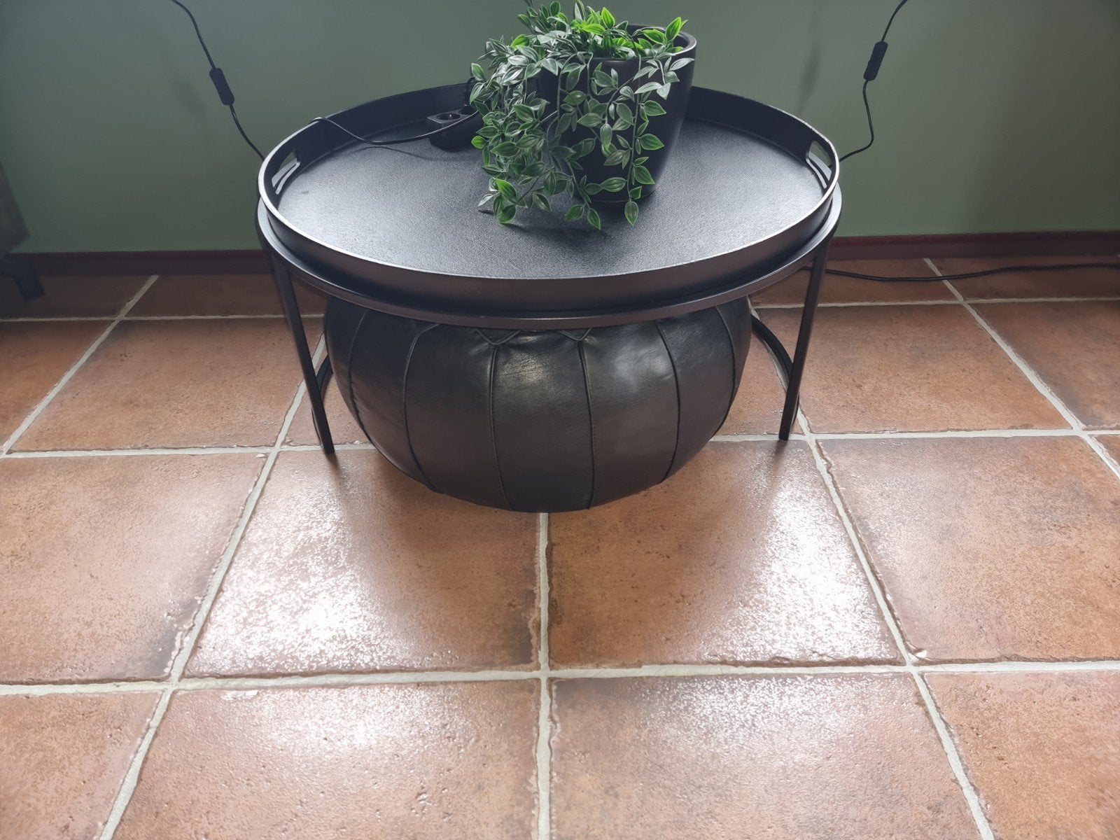 zware industriële design salontafel, Ophalen, 50 tot 100 cm, Rond, 50 tot 100 cm
