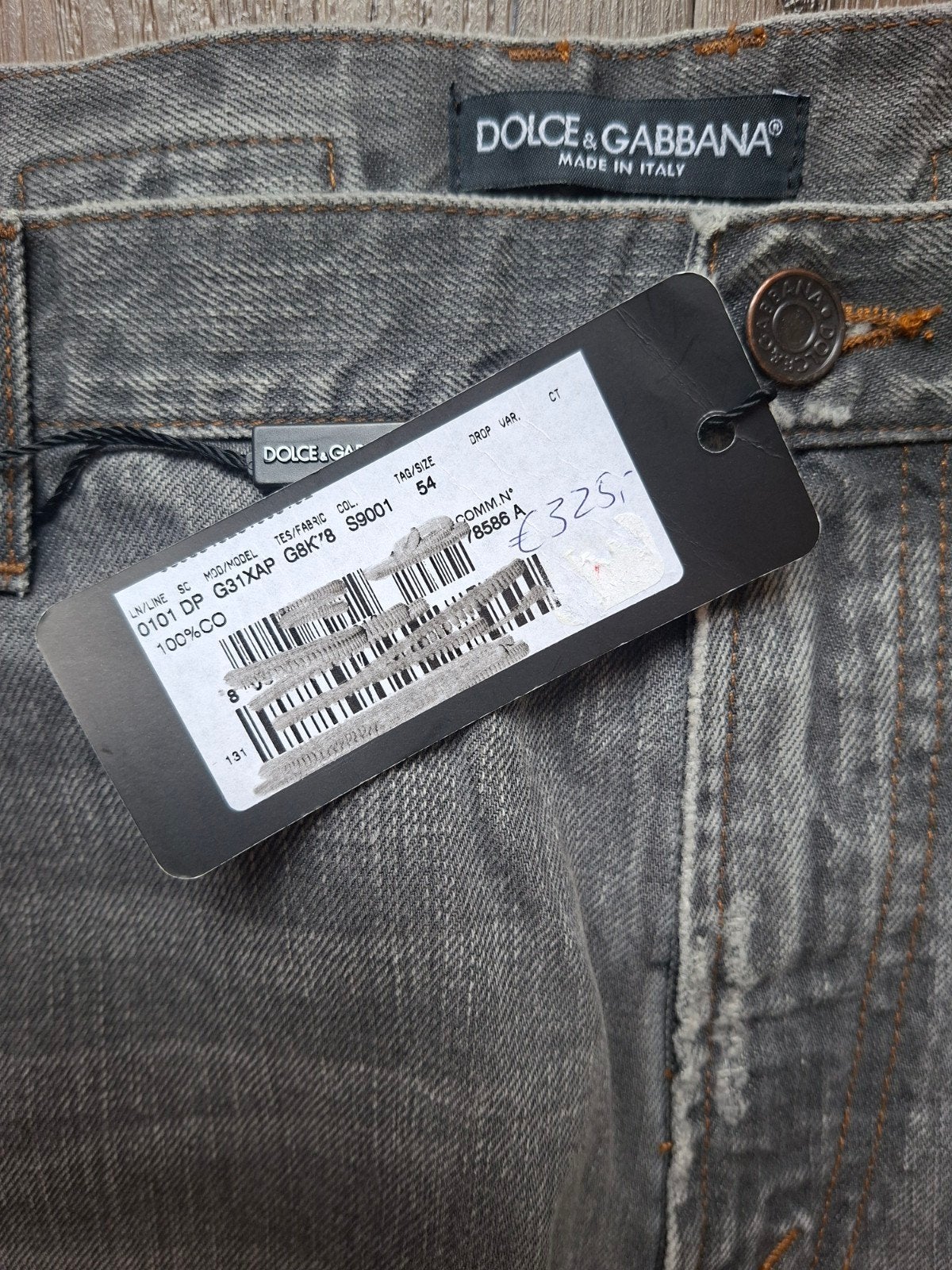DOLCE & GABANNA cropped jeans maat 54 (W38), W36 - W38 (confectie 52/54), Dolce & Gabbana, Nieuw, Ophalen of Verzenden