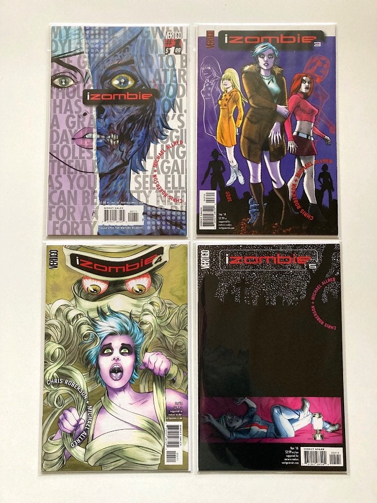 iZombie #1, 3, 4, 5 (DC Vertigo Comics 2010), Ophalen, Amerika, Nieuw, Meerdere comics
