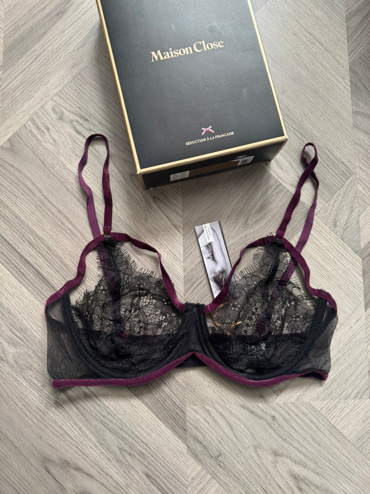 Maison close bh maat 70 cup D, Kleding | Dames, Ondergoed en Lingerie, Verzenden, Zwart, BH