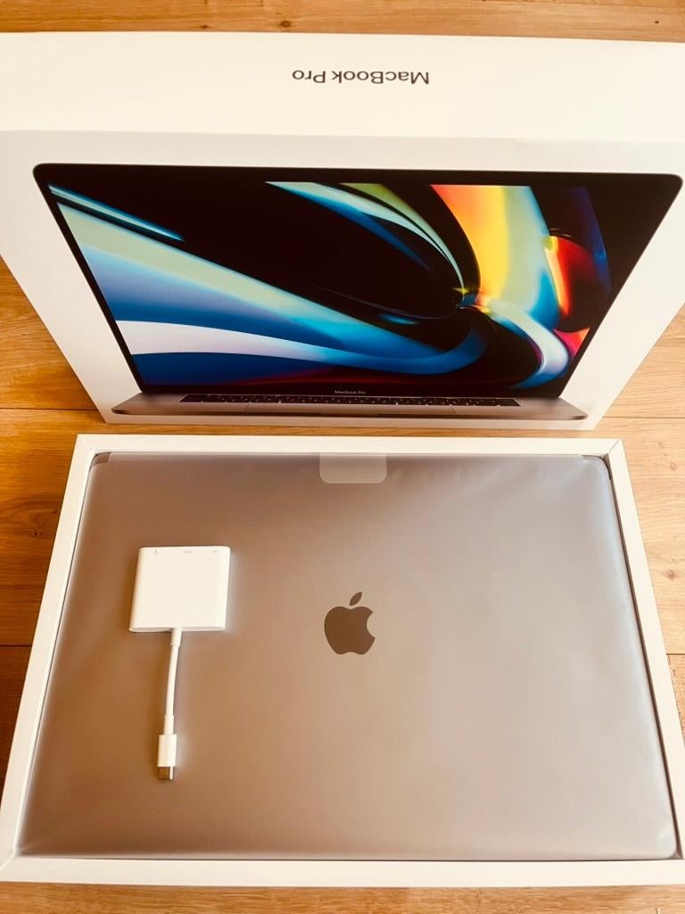 Macbook Pro 16" 2TB|32GB  2,3GHz 8-core i9 EXTRA USB dongel, Computers en Software, Apple Macbooks, Zo goed als nieuw, MacBook Pro