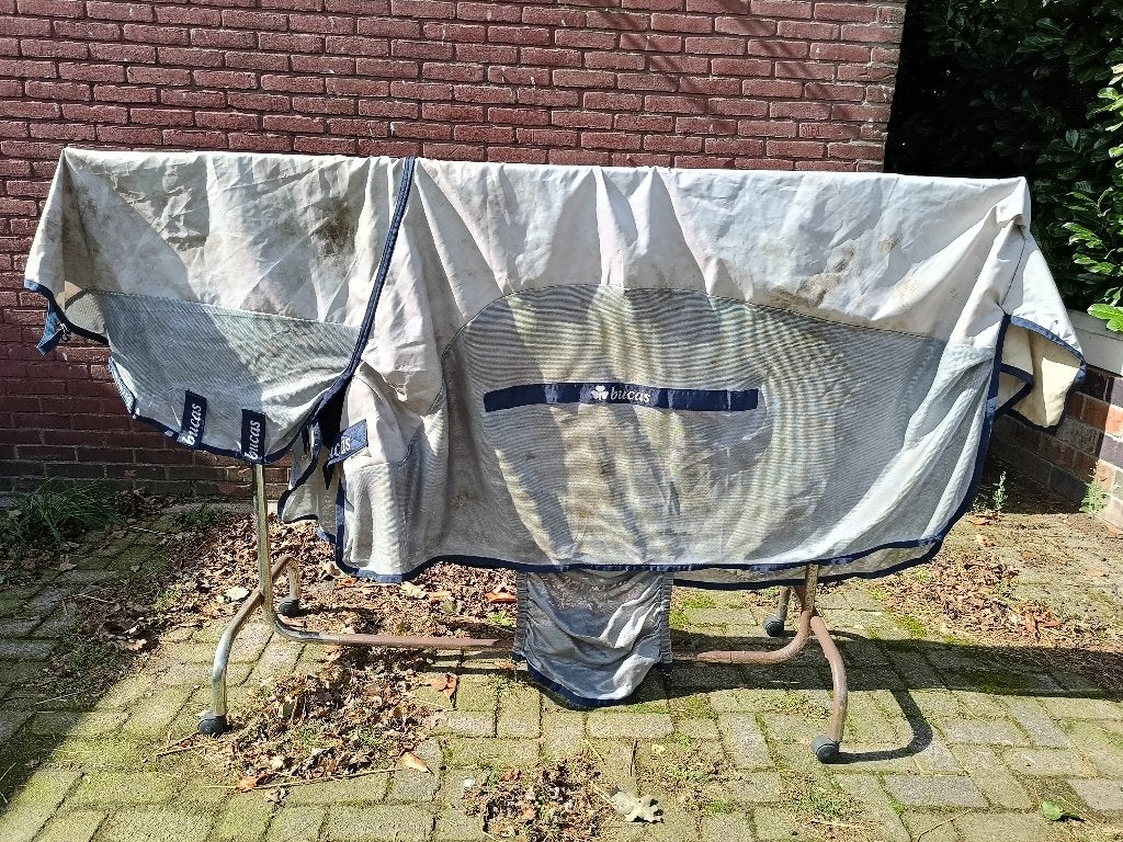 Bucas buzz off rain full neck 6.3, Ophalen of Verzenden, Gebruikt, Bucas
