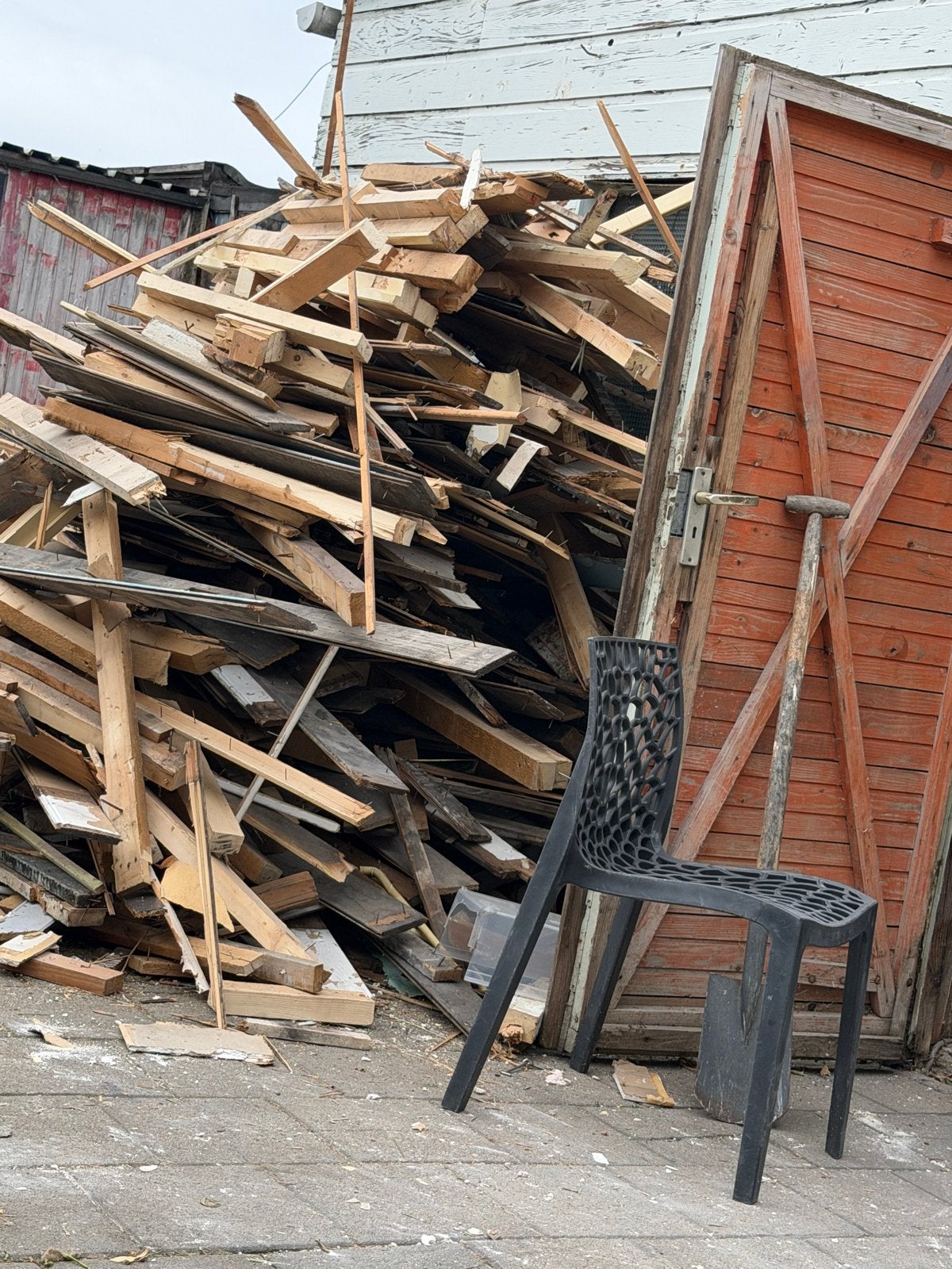 Gratis stookhout ophalen in Helmond, Tuin en Terras, Haardhout, 6 m³ of meer, Ophalen, Overige houtsoorten, Blokken
