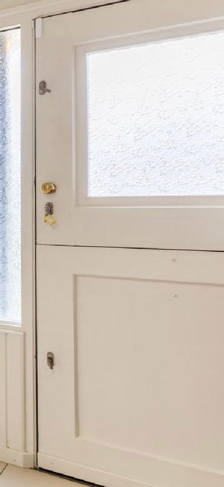 Authentieke boerendeur / voordeur met leeuwenkop klopper, Doe-het-zelf en Verbouw, Ophalen, Gebruikt, 80 tot 100 cm, Buitendeur