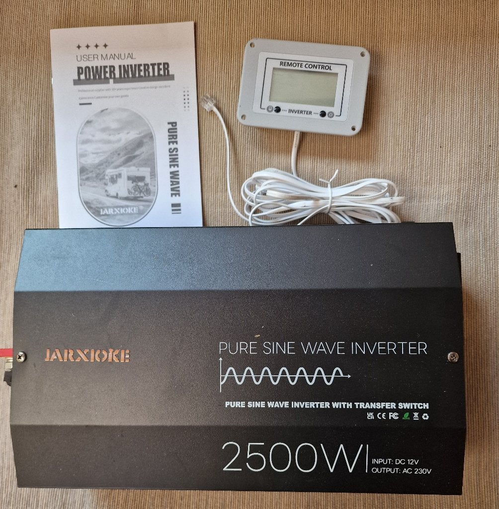 Nieuw: omvormer 2500W 12V naar 230V, Ophalen of Verzenden, Nieuw, Overige merken, Omvormer