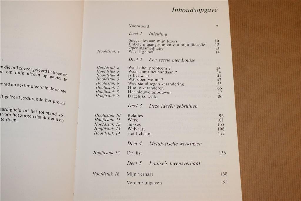 Je kunt je Leven Helen [Louise L. Hay] — Handboek & Oefening, Ophalen of Verzenden, Gelezen, Overige onderwerpen, Achtergrond en Informatie