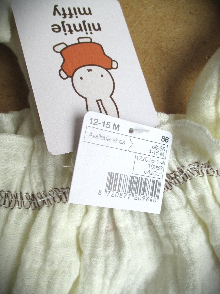 Jumpsuit~Nijntje~Nieuw nog met kaartje~Baby salopette, Meisje, Ophalen of Verzenden, Pakje, Nieuw