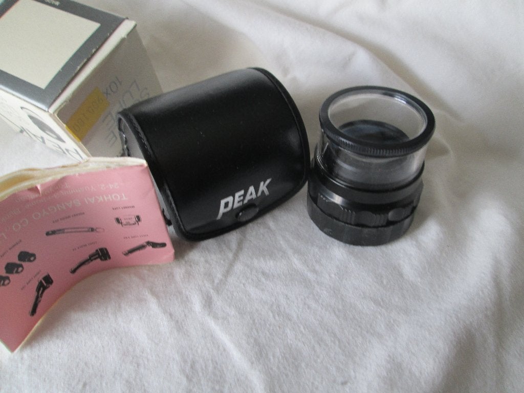ppeak scale lupe 10x 1983, Ophalen, Nieuw, Vergrootglas of Loep