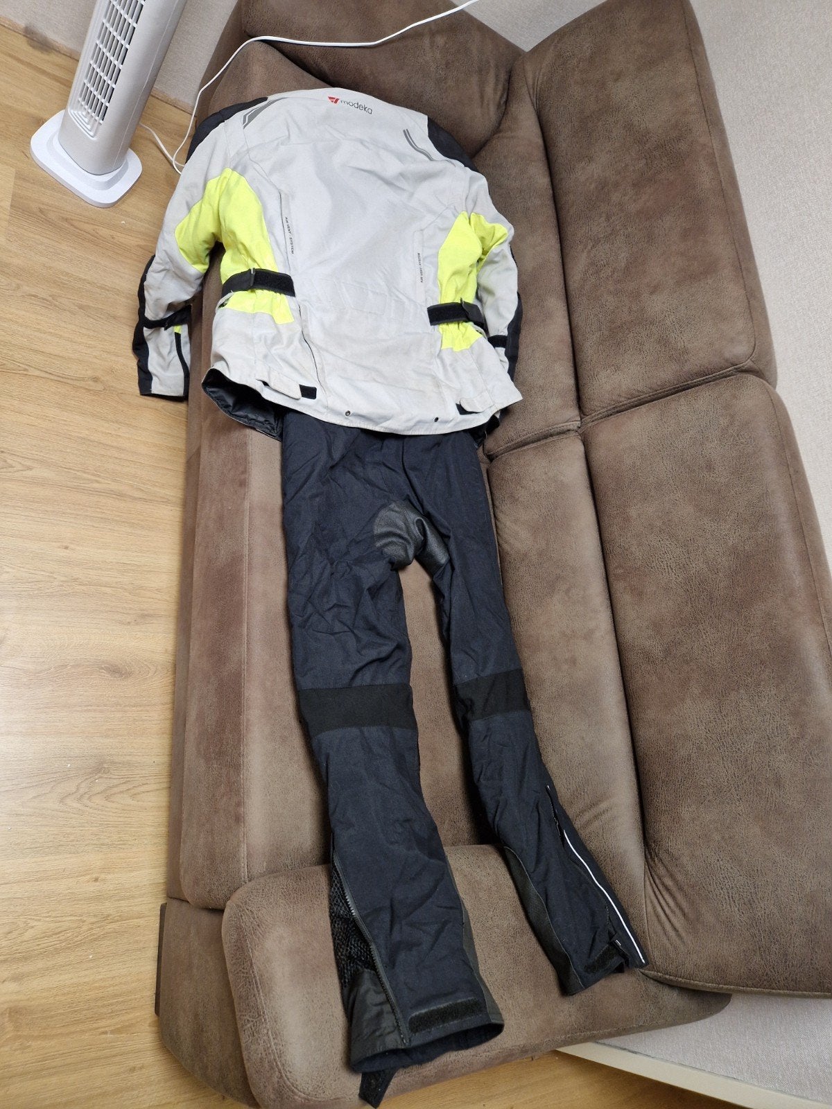 Modeka Motorpak (Jas en Broek) - Maat M/S, Motoren, Kleding | Motorkleding, Ophalen of Verzenden, Tweedehands, Dames, Combipak