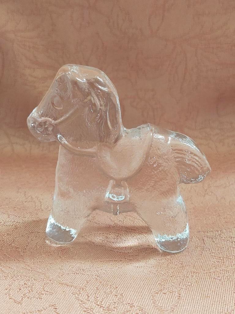 Kosta boda pony /paardje kristalglas, Ophalen of Verzenden, Figuurtje