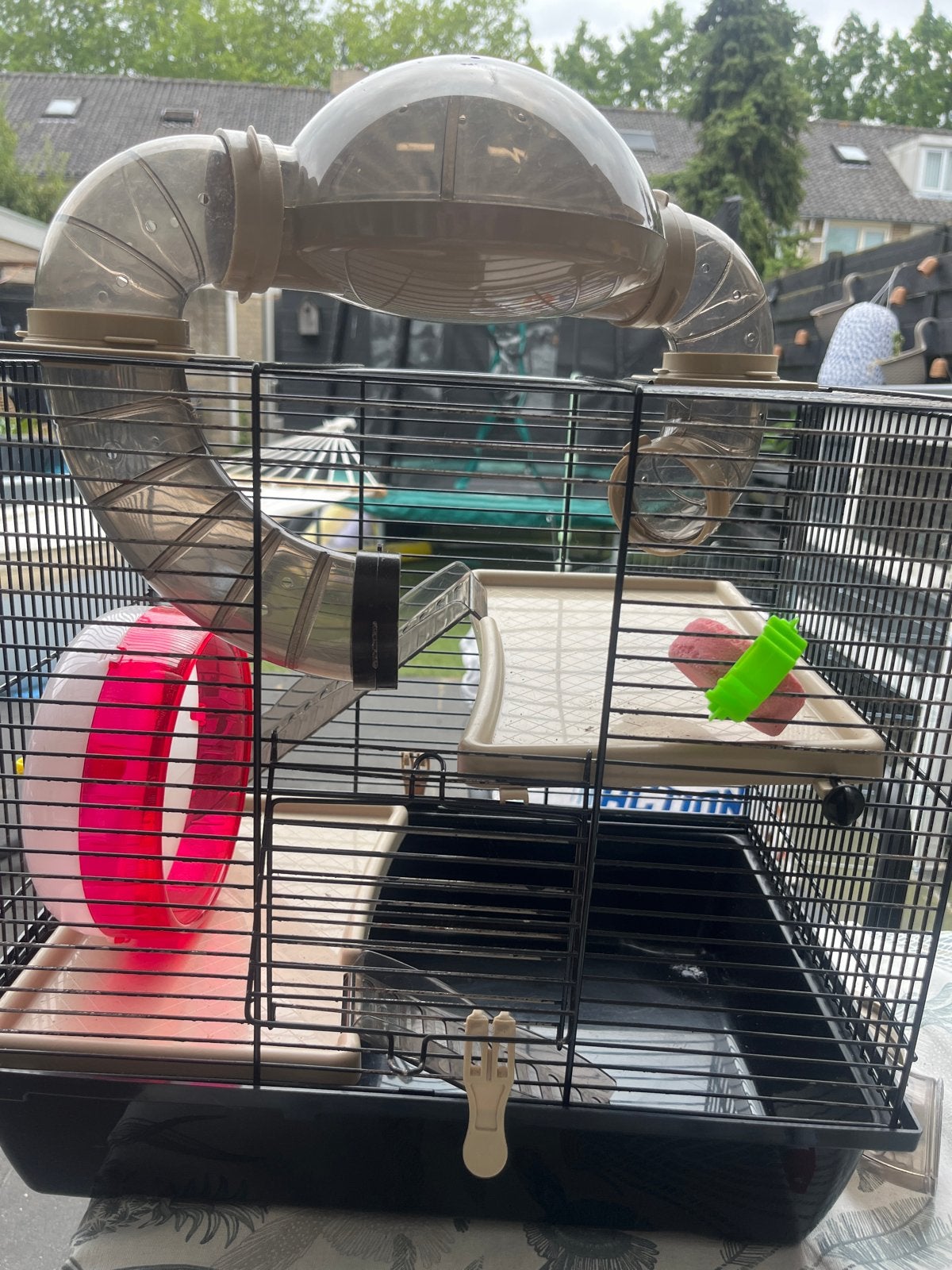 Hamsterkooi+ toebehoren, Dieren en Toebehoren, Kooi, Minder dan 75 cm, Muis, Ophalen