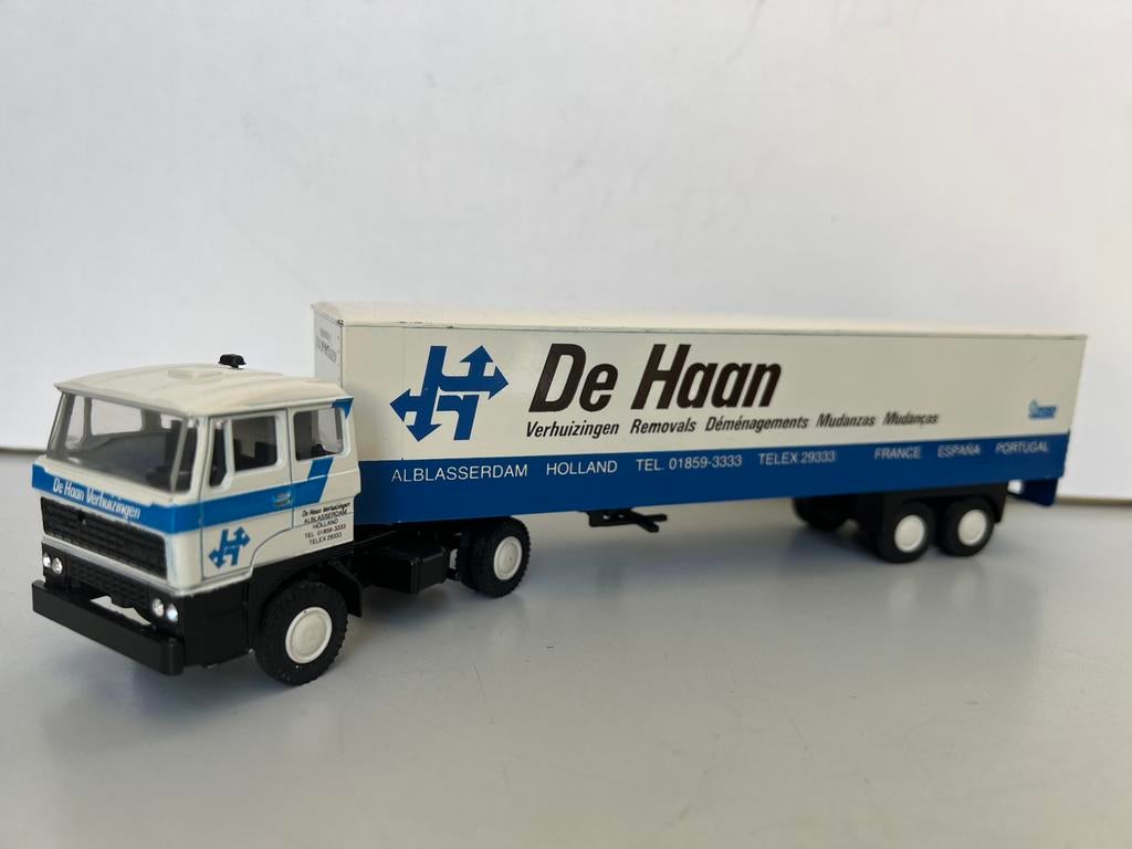 Daf 2800 Trekker- oplegger Firma De Haan ., Ophalen of Verzenden, Zo goed als nieuw, Bus of Vrachtwagen, Lion Toys